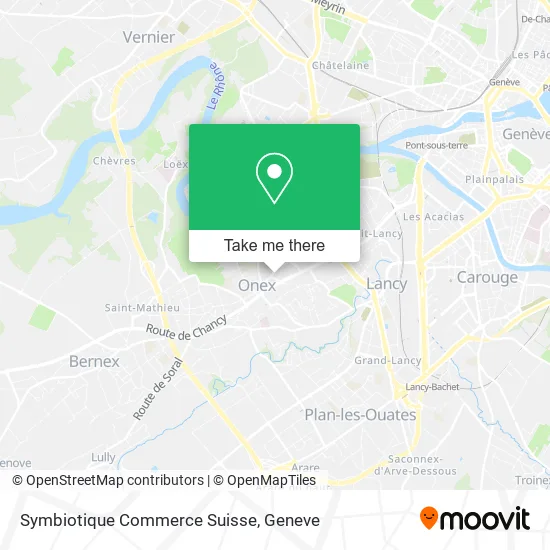 Symbiotique Commerce Suisse map