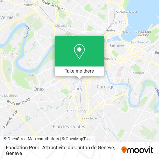 Fondation Pour l'Attractivité du Canton de Genève map