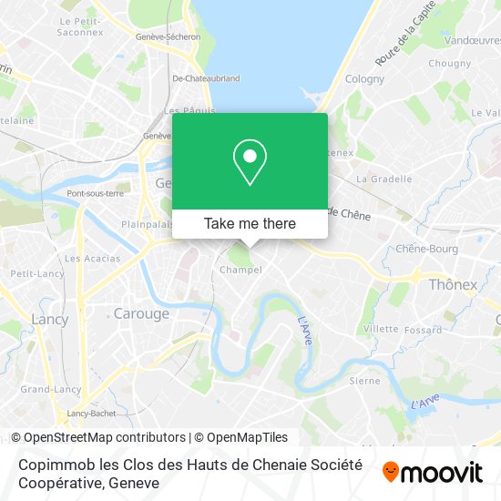 Copimmob les Clos des Hauts de Chenaie Société Coopérative map