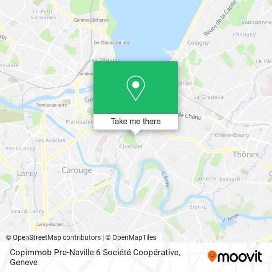 Copimmob Pre-Naville 6 Société Coopérative map