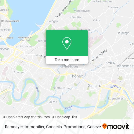 Ramseyer, Immobilier, Conseils, Promotions map