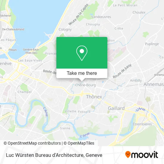 Luc Würsten Bureau d'Architecture map