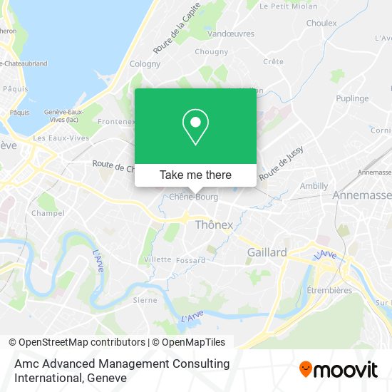 Amc Advanced Management Consulting International map