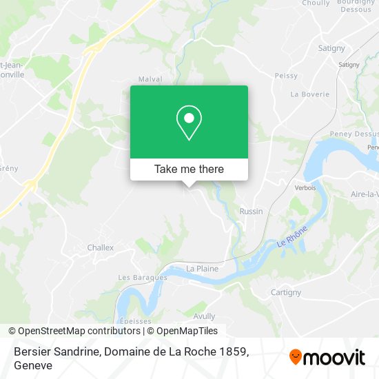 Bersier Sandrine, Domaine de La Roche 1859 Karte