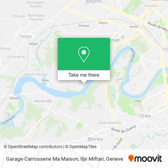 Garage-Carrosserie Ma Maison, Iljir Miftari map