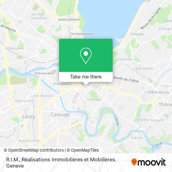R.I.M., Réalisations Immobilières et Mobilières Karte