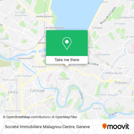 Société Immobilière Malagnou-Centre map