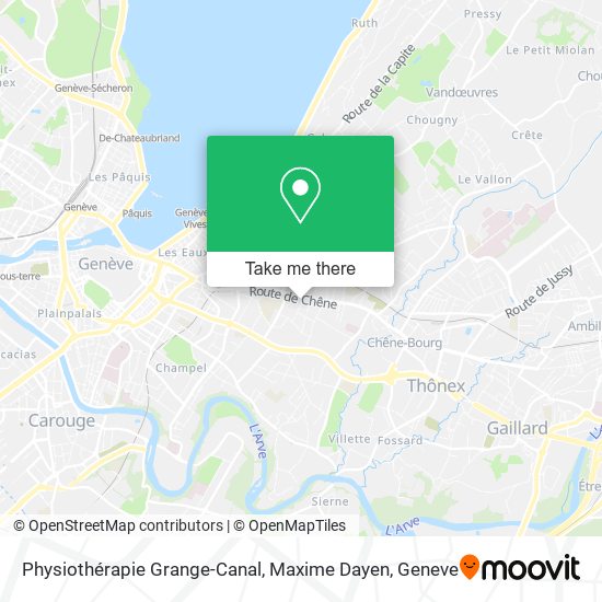 Physiothérapie Grange-Canal, Maxime Dayen map