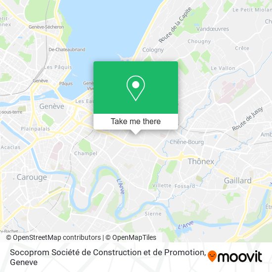 Socoprom Société de Construction et de Promotion map