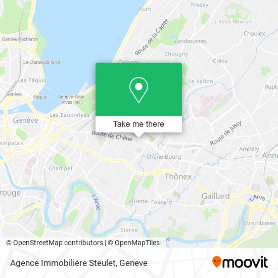 Agence Immobilière Steulet map