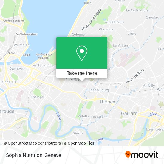 Sophia Nutrition map