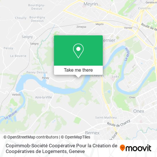 Copimmob-Société Coopérative Pour la Création de Coopératives de Logements Karte