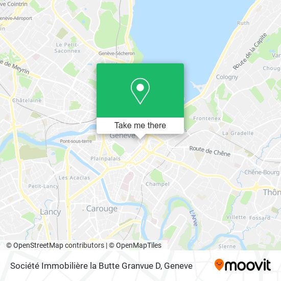 Société Immobilière la Butte Granvue D map