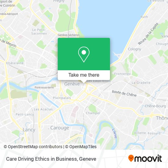 Care Driving Ethics in Business map