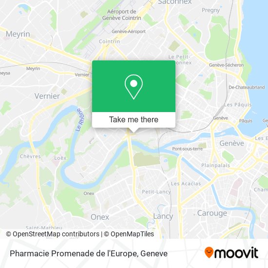 Pharmacie Promenade de l'Europe map