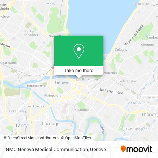 GMC Geneva Medical Communication map