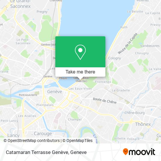 Catamaran Terrasse Genève map