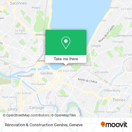 Rénovation & Construction Genève Karte