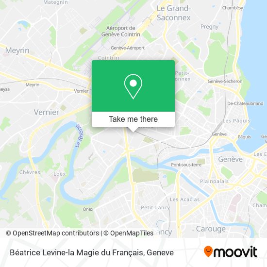 Béatrice Levine-la Magie du Français map