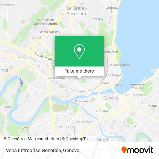Vena Entreprise Générale map