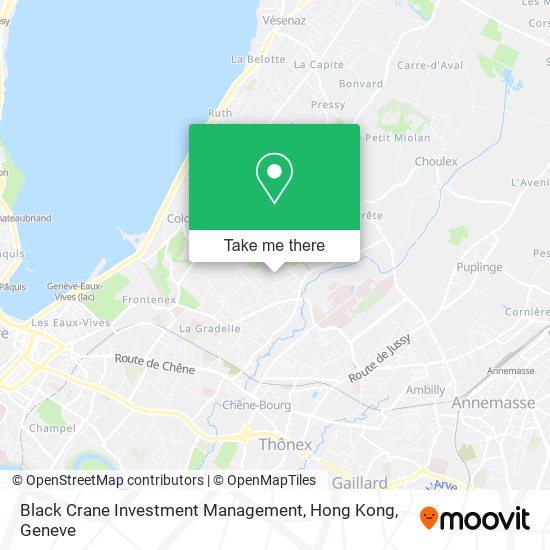 Black Crane Investment Management, Hong Kong Karte