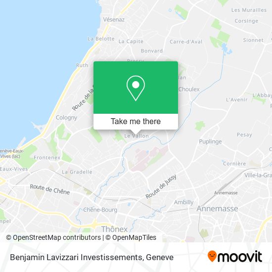 Benjamin Lavizzari Investissements map
