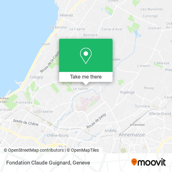 Fondation Claude Guignard map