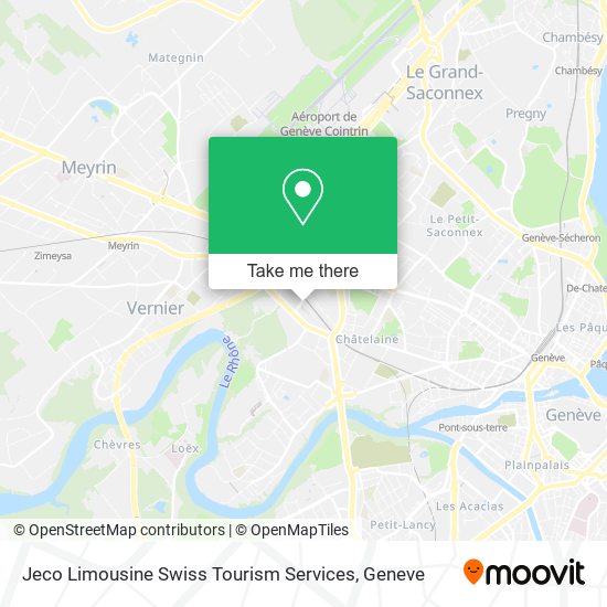Jeco Limousine Swiss Tourism Services Karte