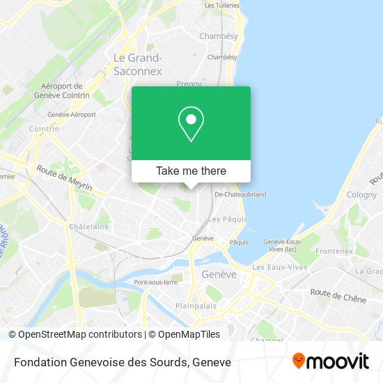 Fondation Genevoise des Sourds map