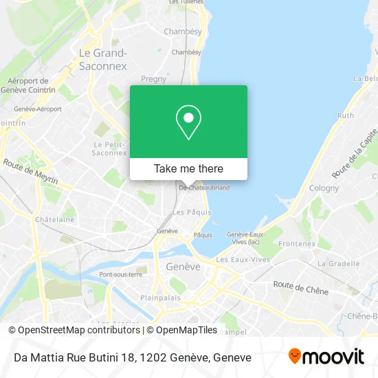 Da Mattia Rue Butini 18, 1202 Genève map