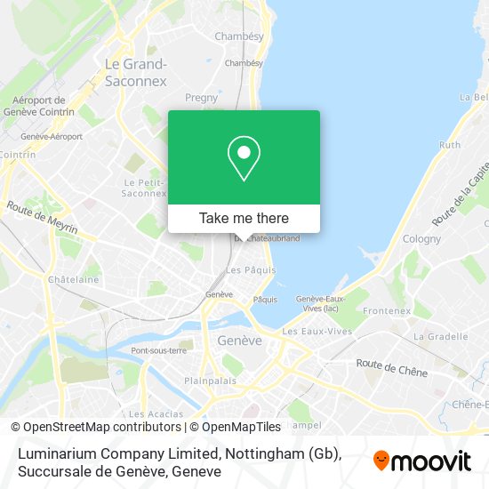 Luminarium Company Limited, Nottingham (Gb), Succursale de Genève map