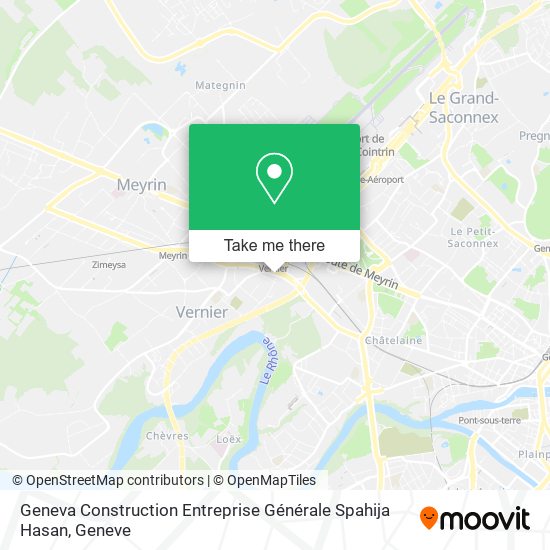 Geneva Construction Entreprise Générale Spahija Hasan map
