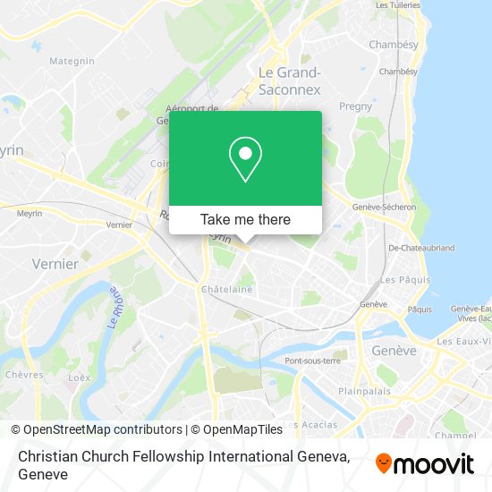 Christian Church Fellowship International Geneva map
