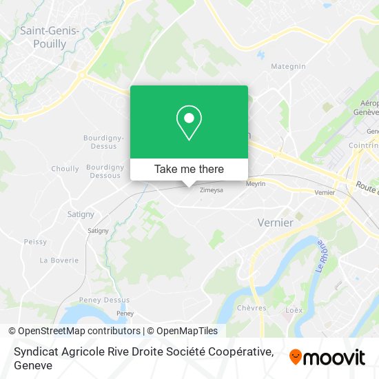 Syndicat Agricole Rive Droite Société Coopérative map