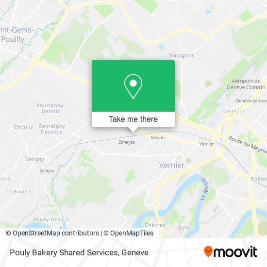 Pouly Bakery Shared Services map