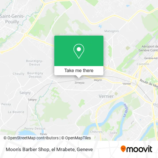 Moon's Barber Shop, el Mrabete map