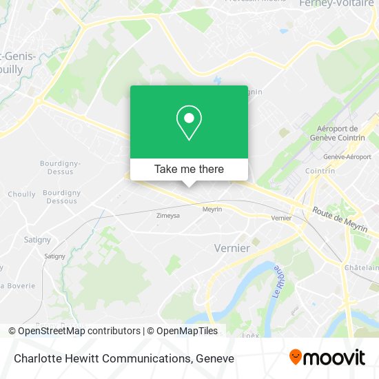 Charlotte Hewitt Communications map