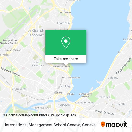 International Management School Geneva Karte
