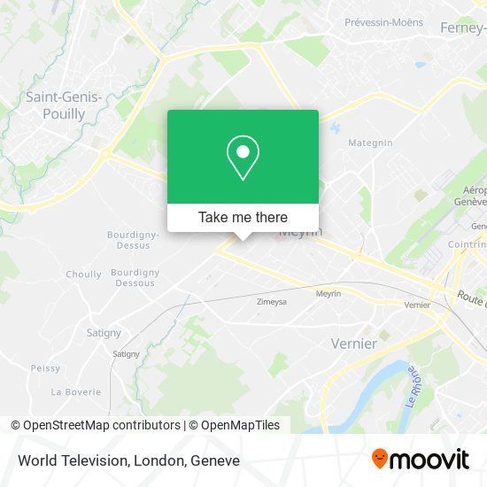 World Television, London Karte
