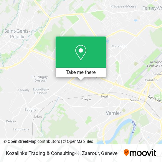 Kozalinks Trading & Consulting-K. Zaarour Karte