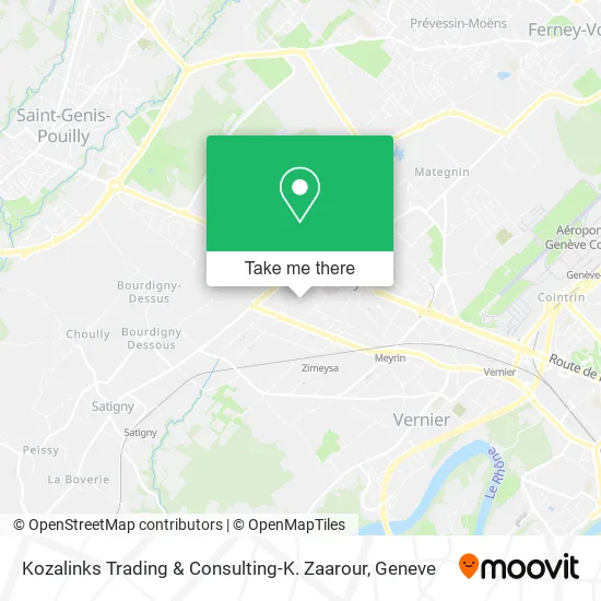 Kozalinks Trading & Consulting-K. Zaarour map