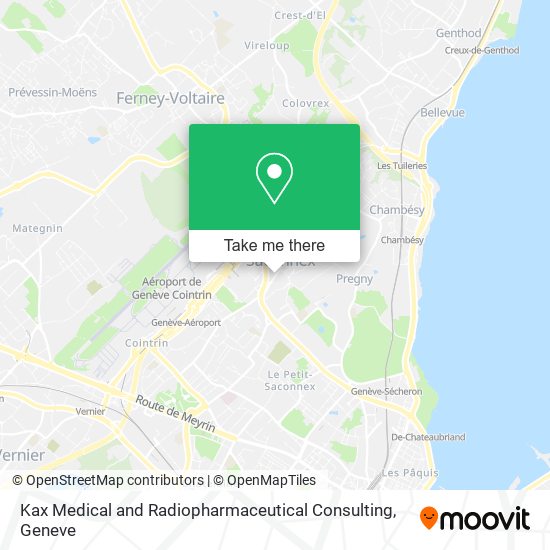 Kax Medical and Radiopharmaceutical Consulting map