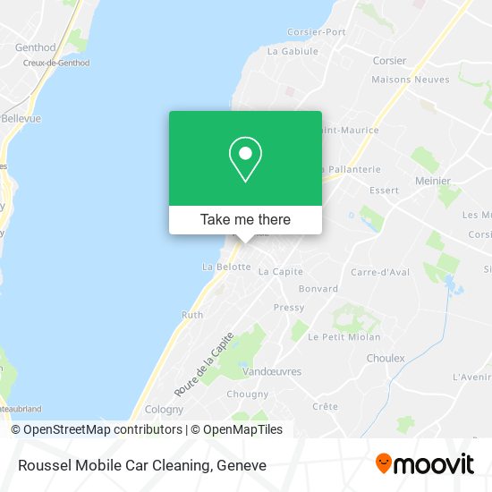 Roussel Mobile Car Cleaning map