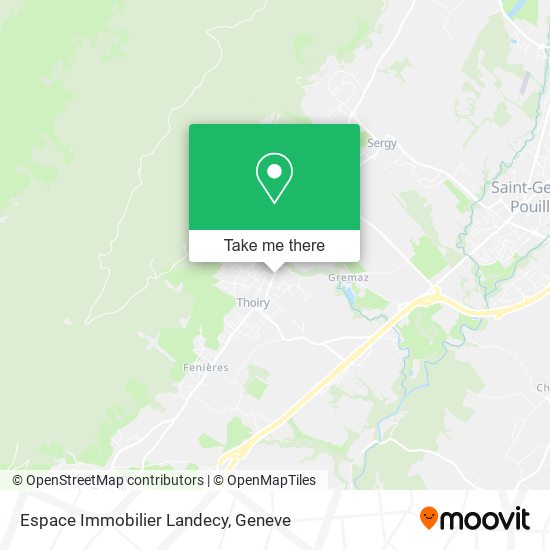 Espace Immobilier Landecy Karte