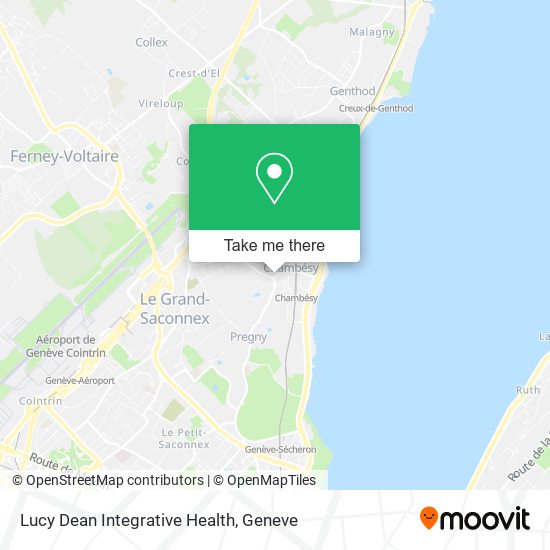 Lucy Dean Integrative Health map