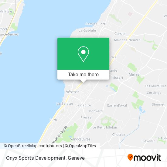 Onyx Sports Development Karte
