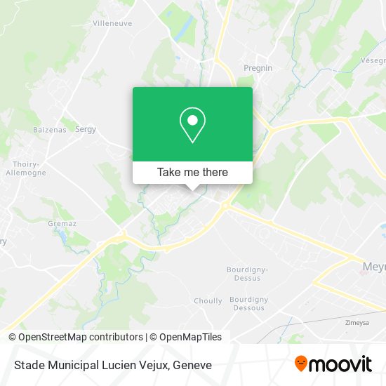 Stade Municipal Lucien Vejux map