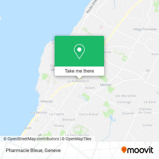 Pharmacie Bleue map