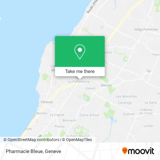 Pharmacie Bleue map