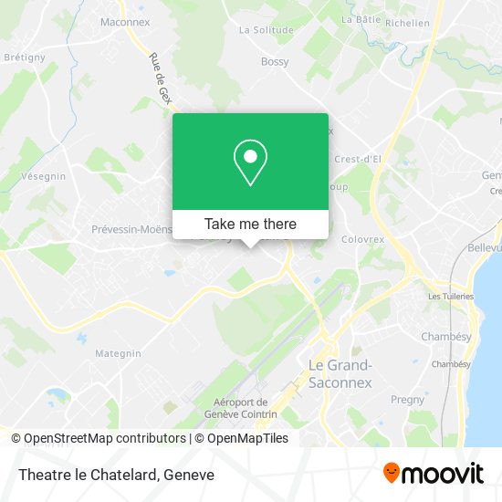 Theatre le Chatelard map